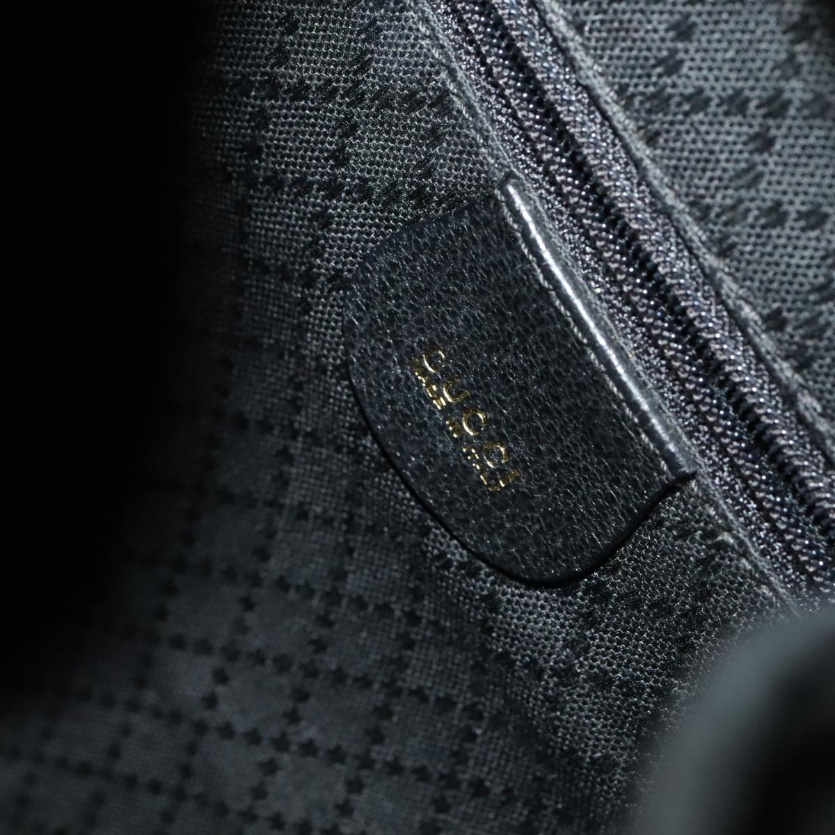 Gucci Bamboo Black Suede Backpack Bag