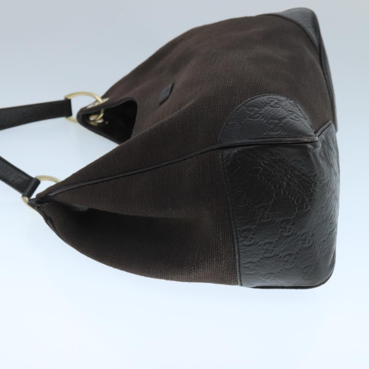Gucci Guccissima Brown Canvas Shoulder Bag