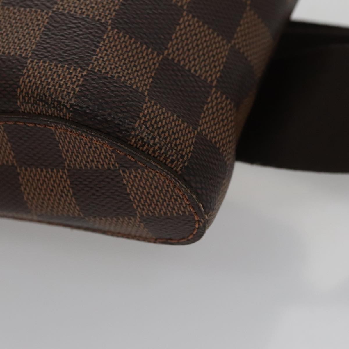 Louis Vuitton Geronimos Brown Canvas Shoulder Bag
