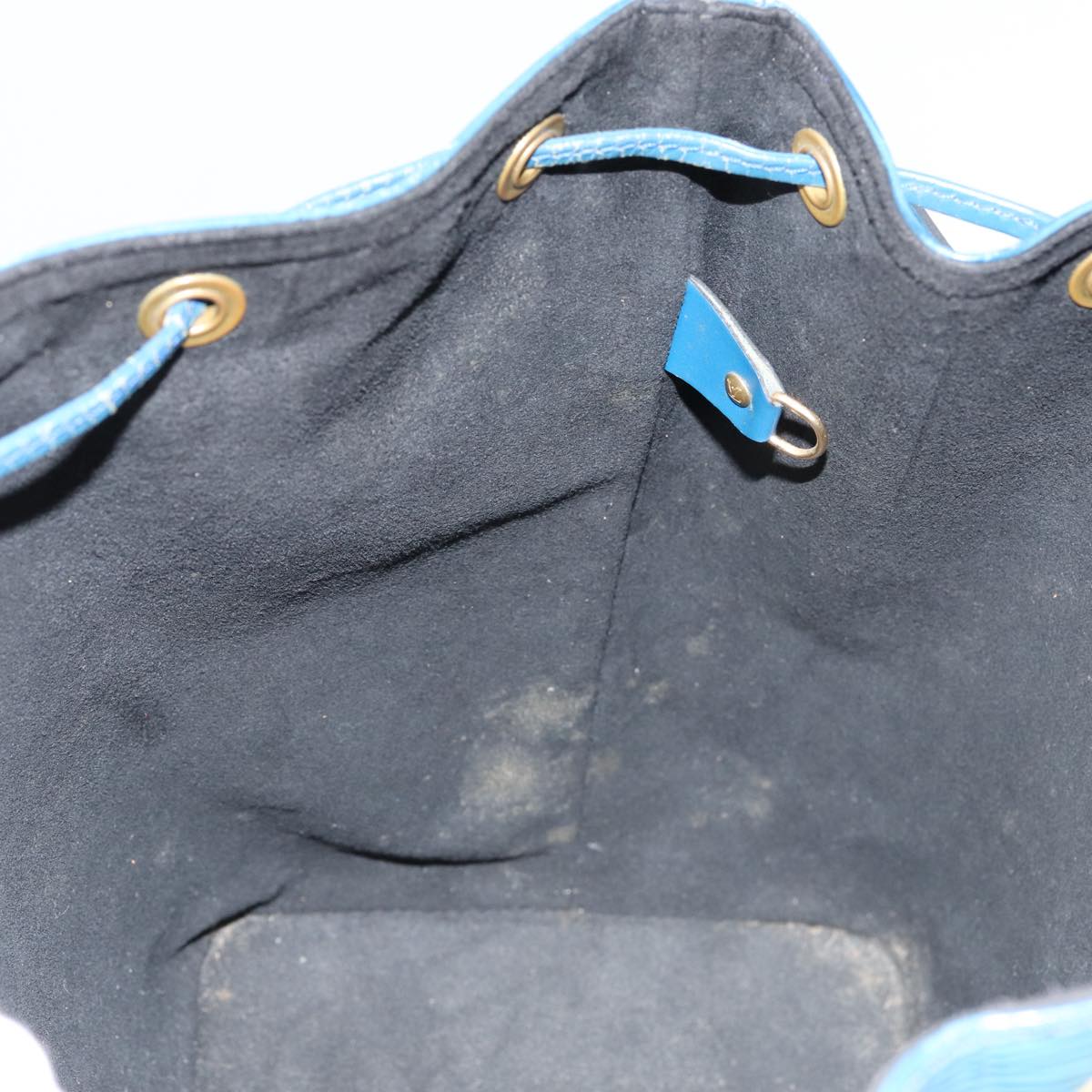 Louis Vuitton Noé Blue Leather Shoulder Bag