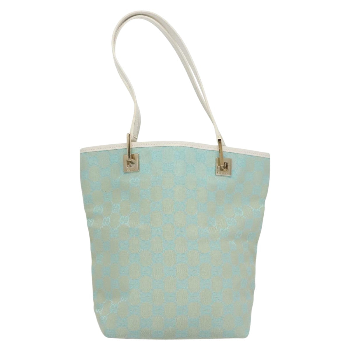 Gucci Blue Canvas Tote Bag