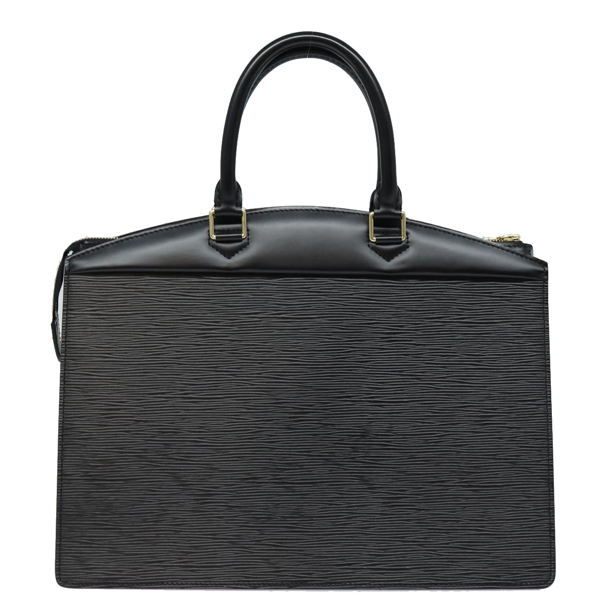 Louis Vuitton Riviera Black Leather Handbag