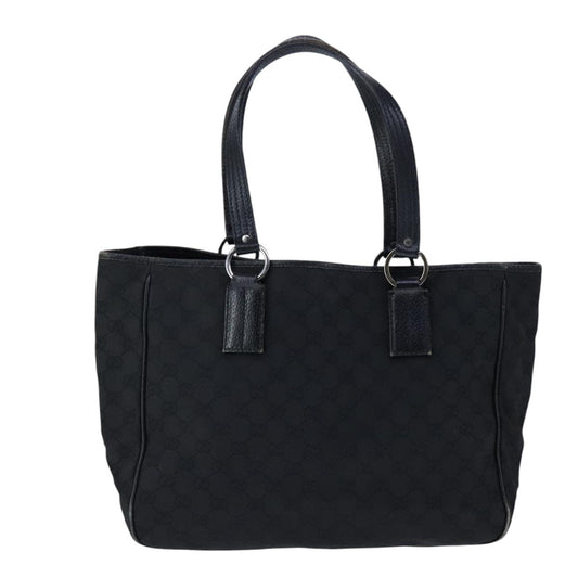 Gucci Gg Canvas Black Canvas Tote Bag ()