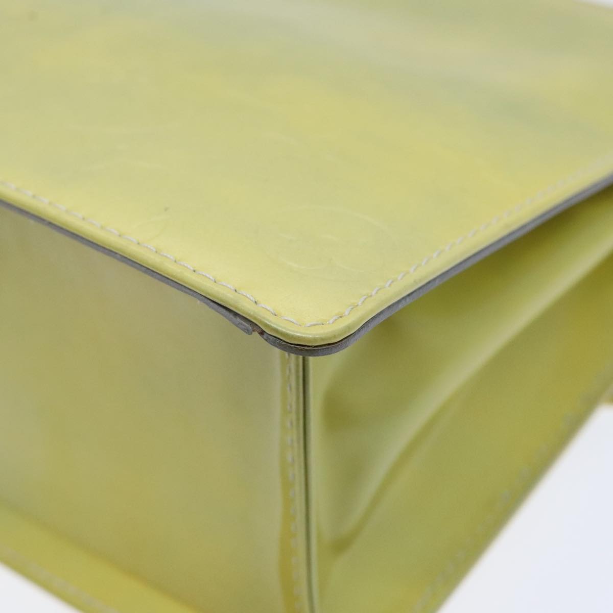 Louis Vuitton Spring Street Yellow Patent Leather Handbag