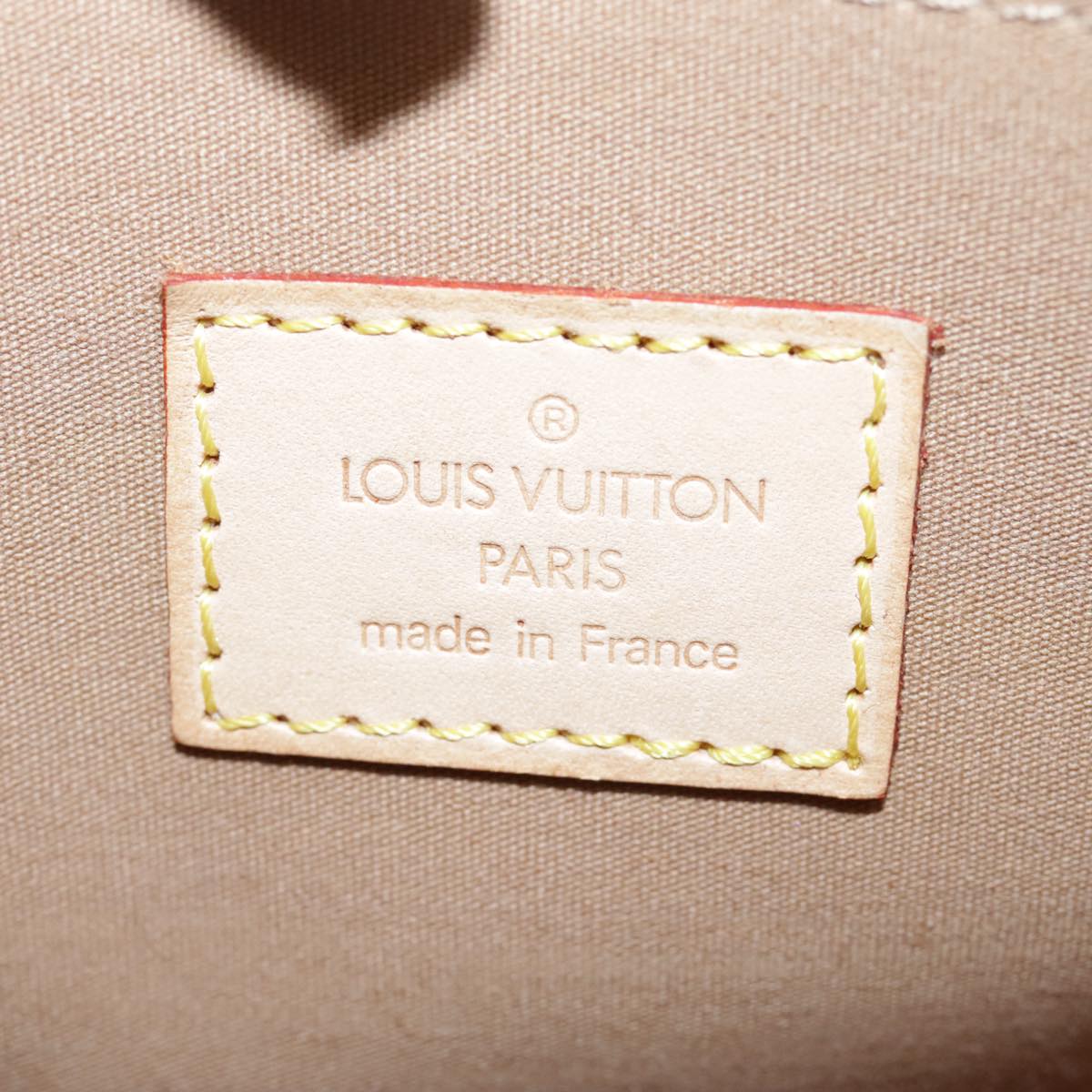 Louis Vuitton Biscayne Bay Brown Patent Leather Shoulder Bag