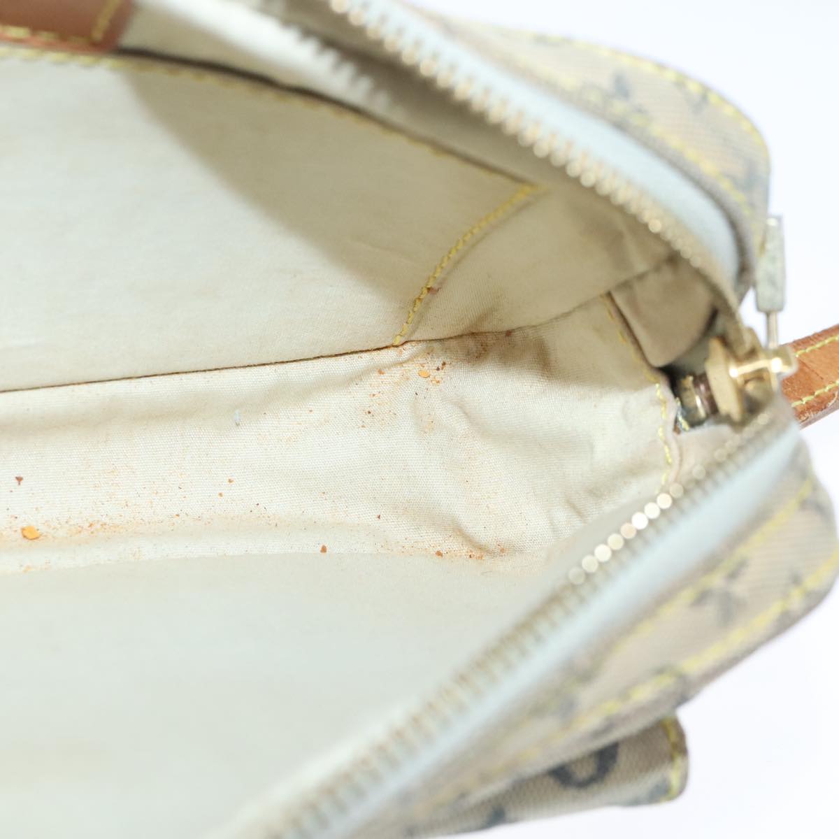Louis Vuitton Juliette Blue Canvas Shoulder Bag