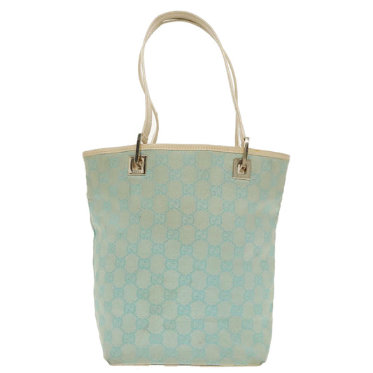 Gucci Blue Canvas Tote Bag ()