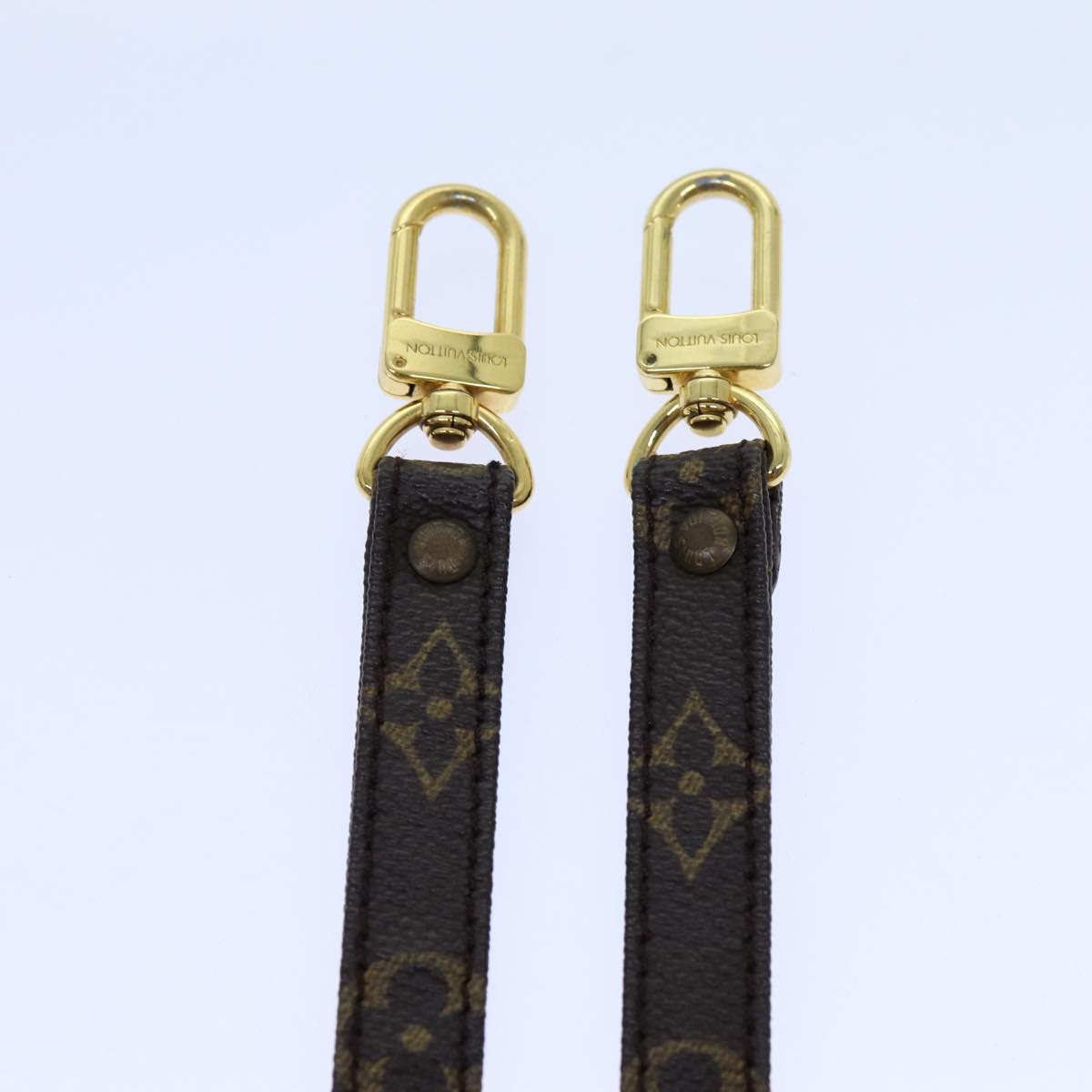 Louis Vuitton Shoulder Strap Brown Canvas Bag Jewelry