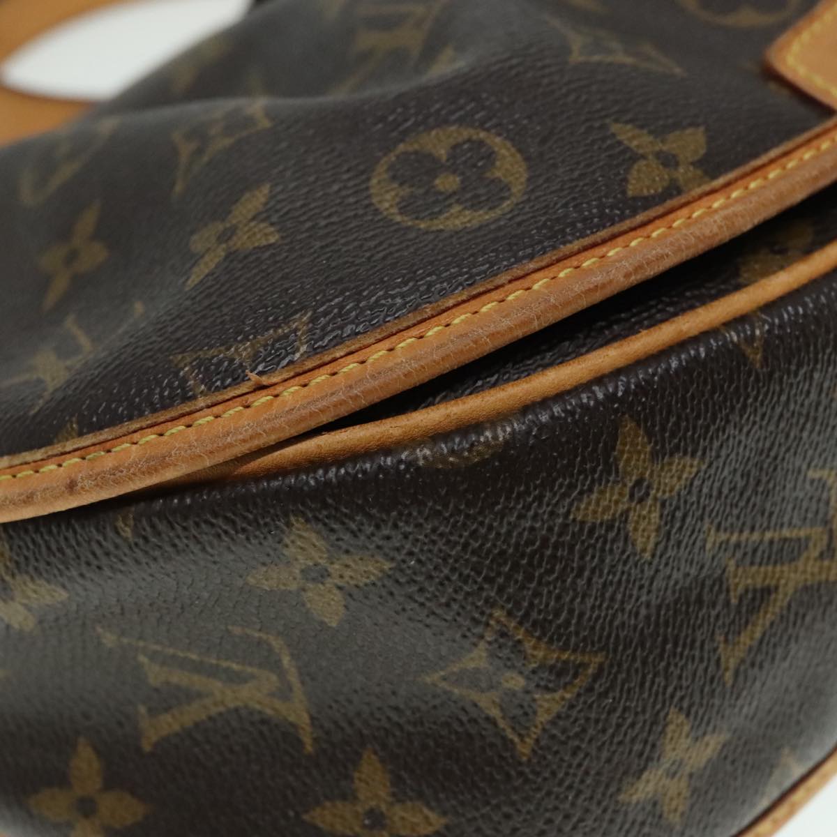 Louis Vuitton Menilmontant Brown Canvas Shoulder Bag