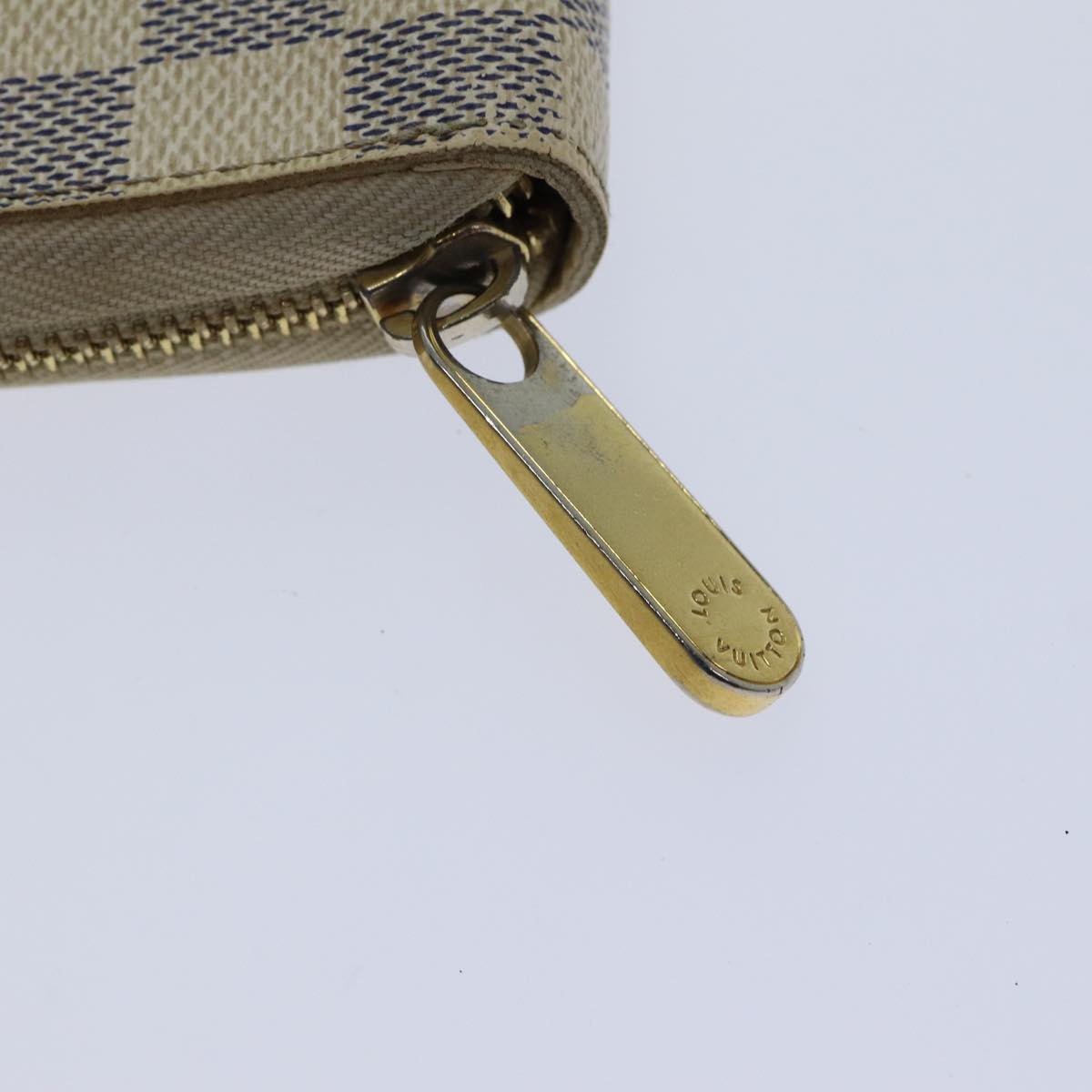 Louis Vuitton Zippy Wallet Blue Canvas Wallet