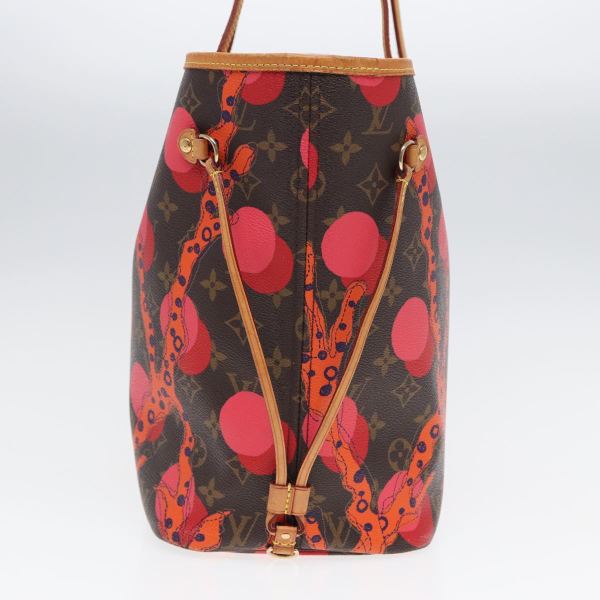 Louis Vuitton Neverfull Mm Brown Canvas Tote Bag