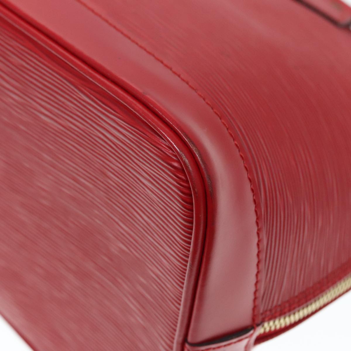 Louis Vuitton Alma Red Leather Handbag