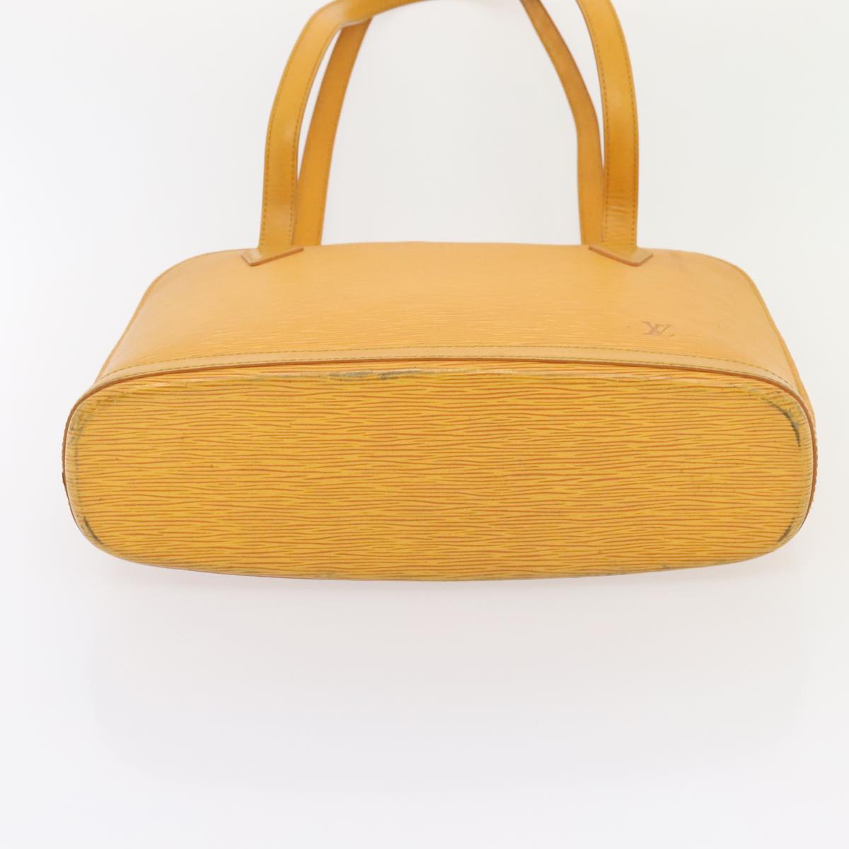 Louis Vuitton Lussac Yellow Leather Shoulder Bag