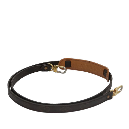 Louis Vuitton Shoulder Strap Brown Canvas Bag Jewelry ()