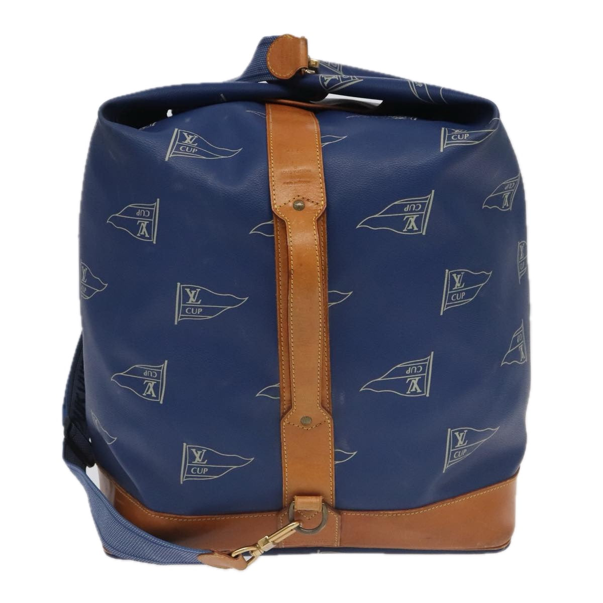Louis Vuitton Marin Blue Canvas Shoulder Bag