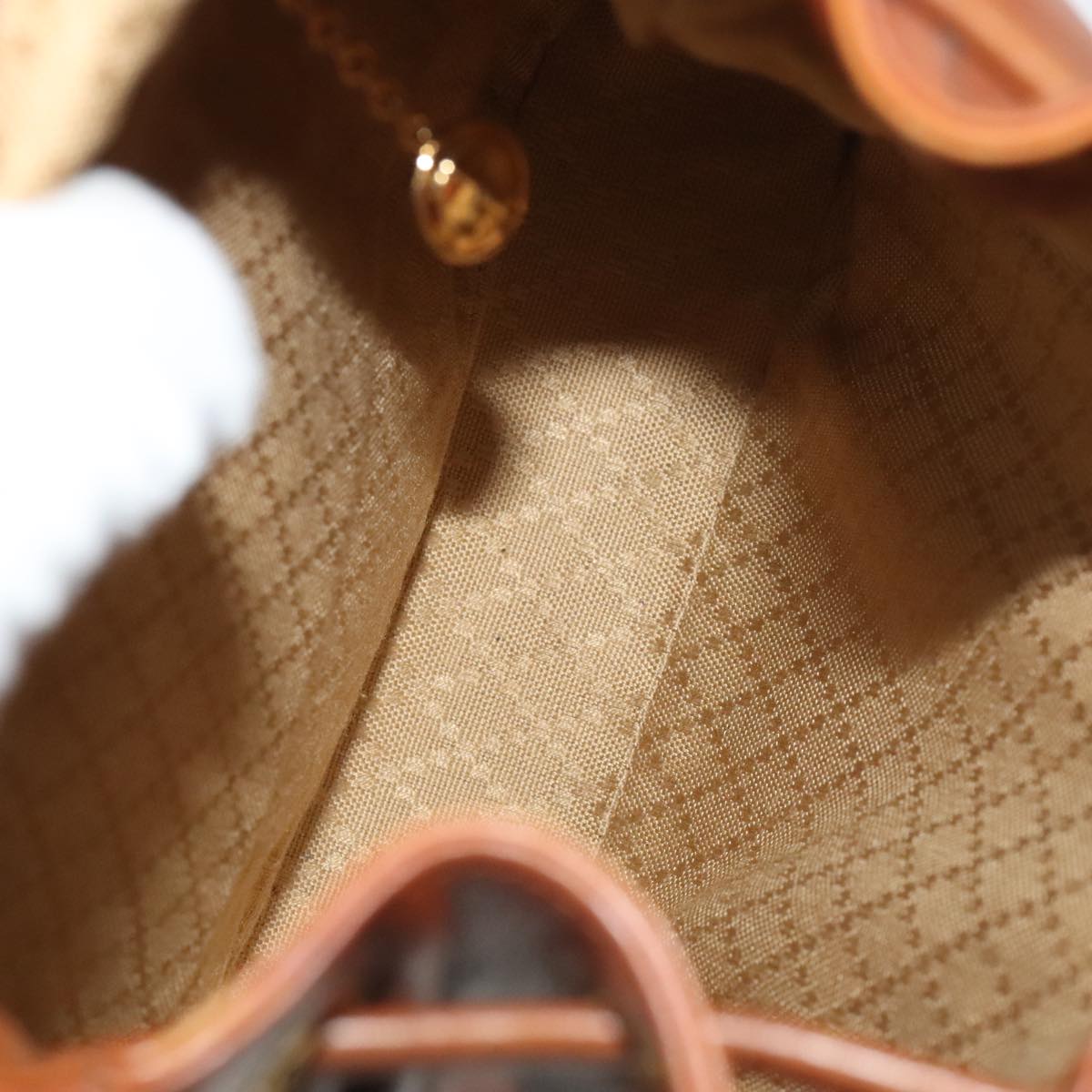 Gucci Bamboo Brown Leather Backpack Bag