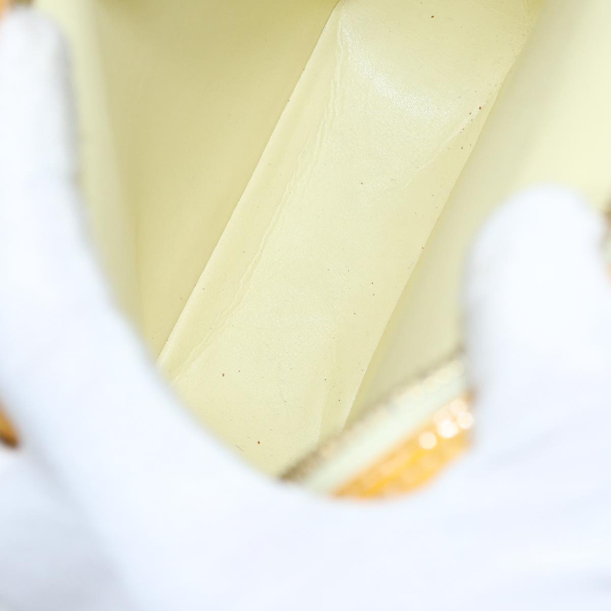 Louis Vuitton Wooster Yellow Patent Leather Shoulder Bag