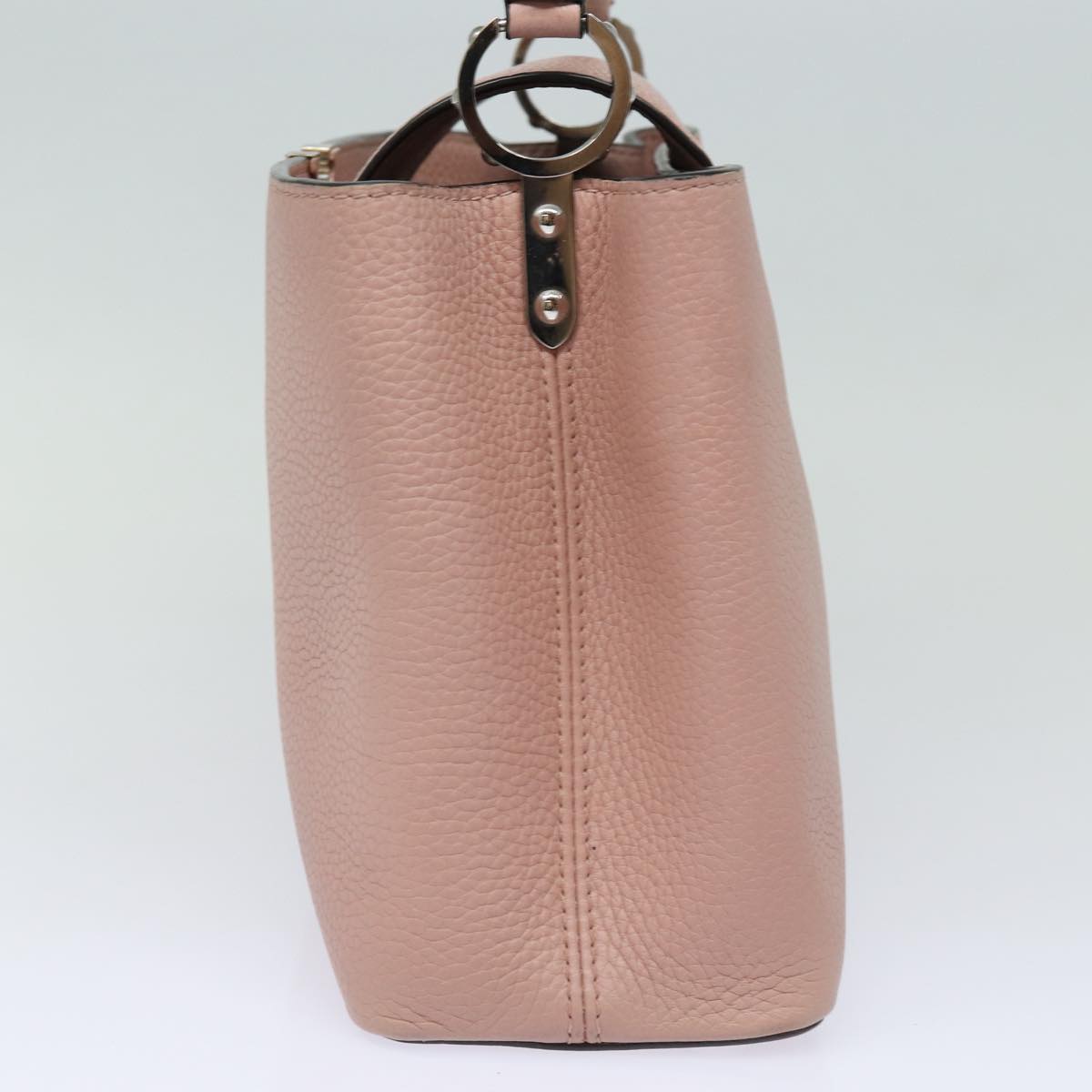 Louis Vuitton Capucines Pink Leather Handbag