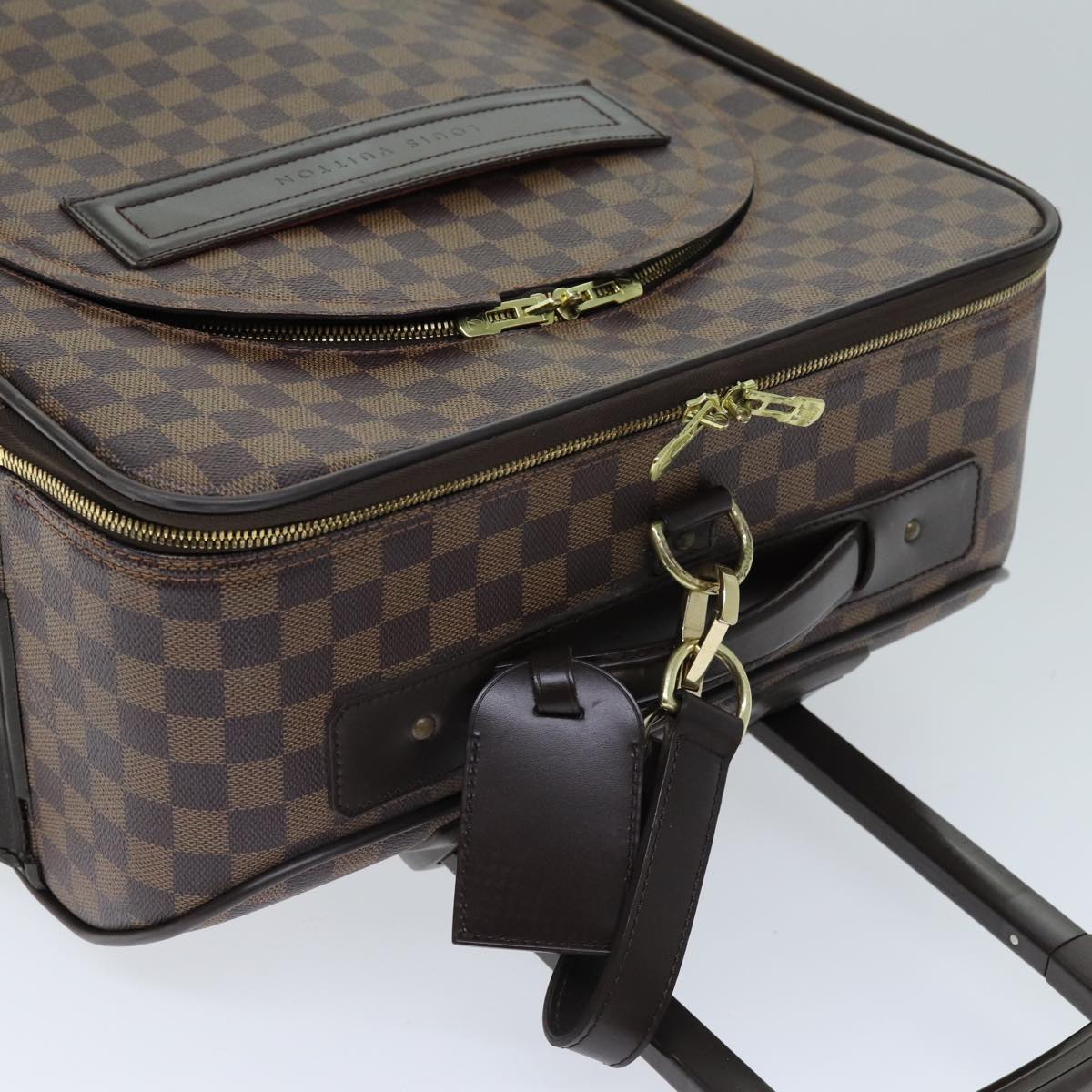 Louis Vuitton Pégase Valise Légère 55 Business Brown Canvas Travel Bag