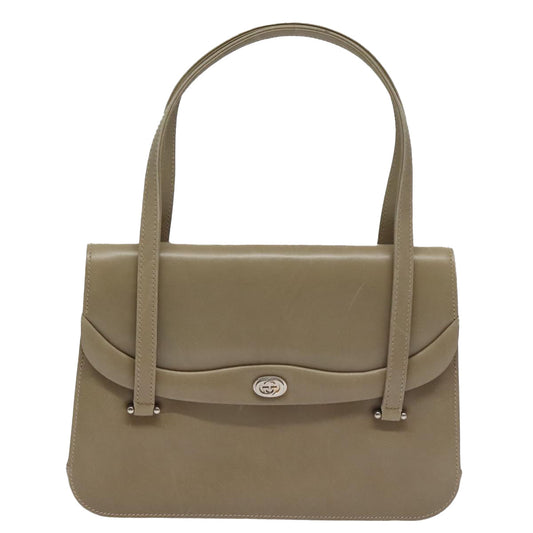 Gucci Beige Leather Handbag ()