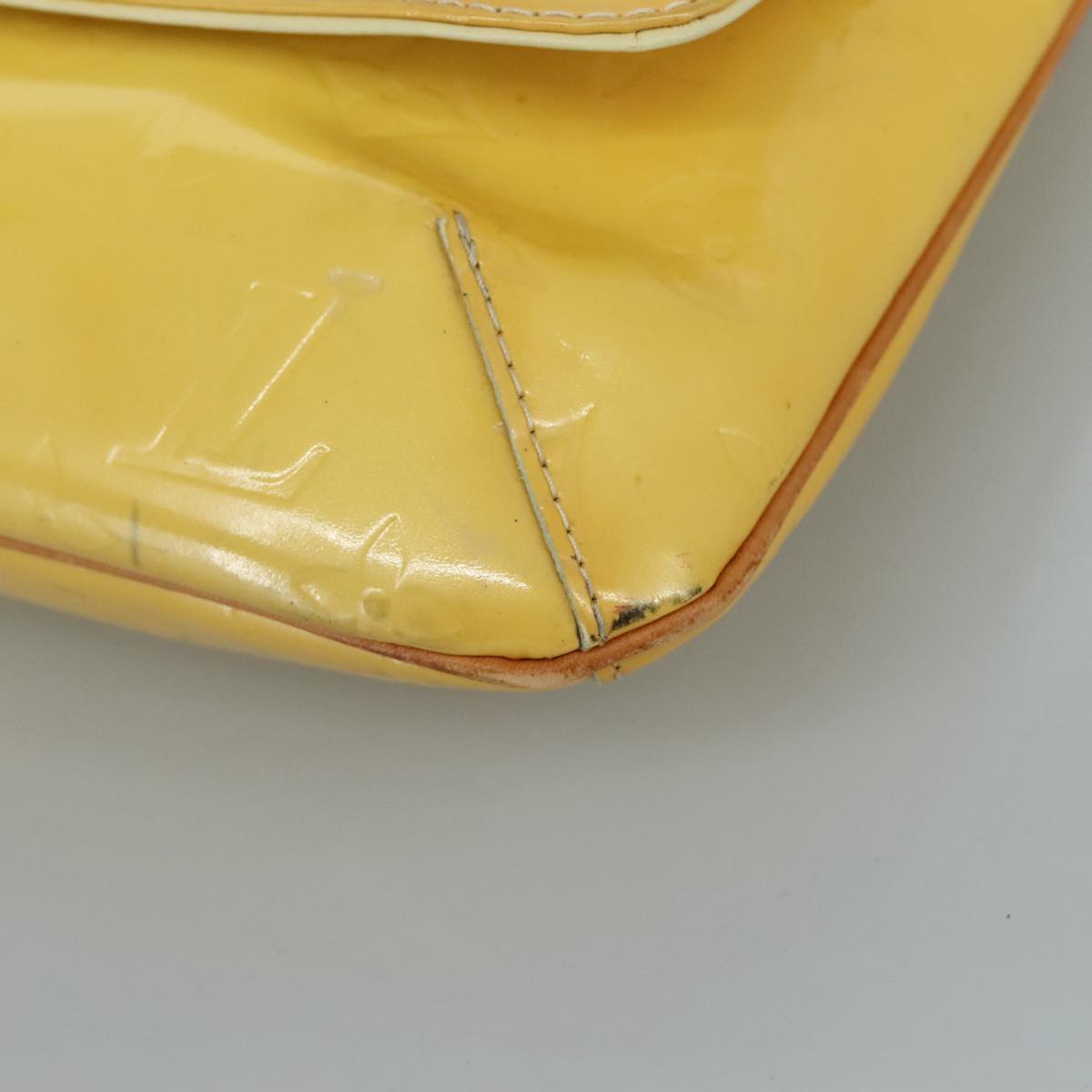 Louis Vuitton Thompson Street Yellow Patent Leather Shoulder Bag