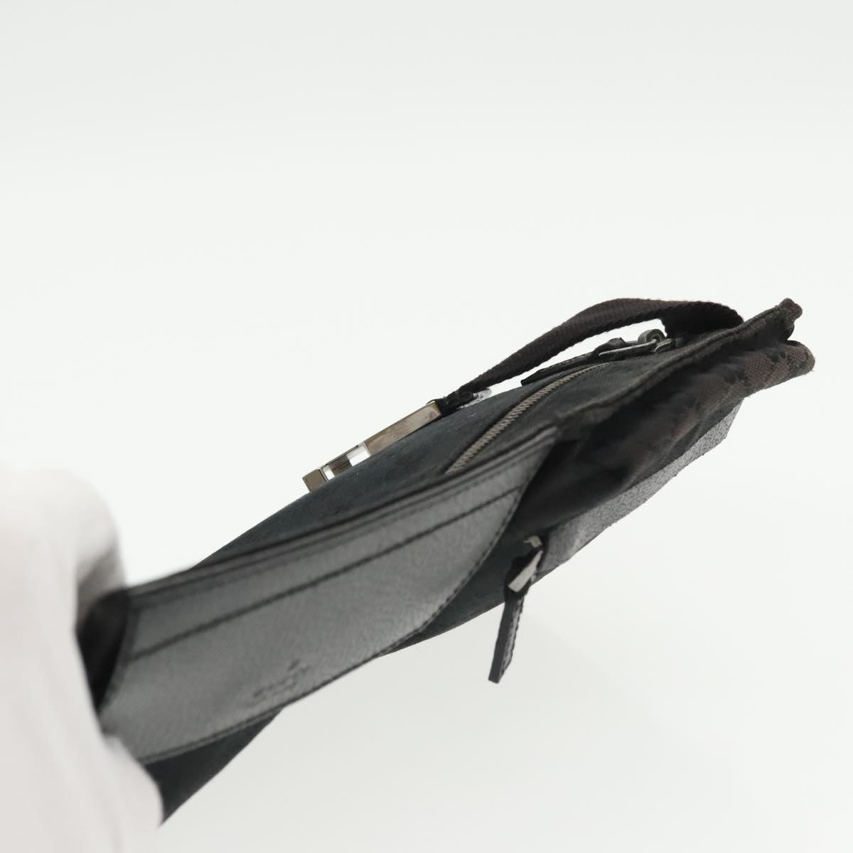 Gucci Black Canvas Shoulder Bag