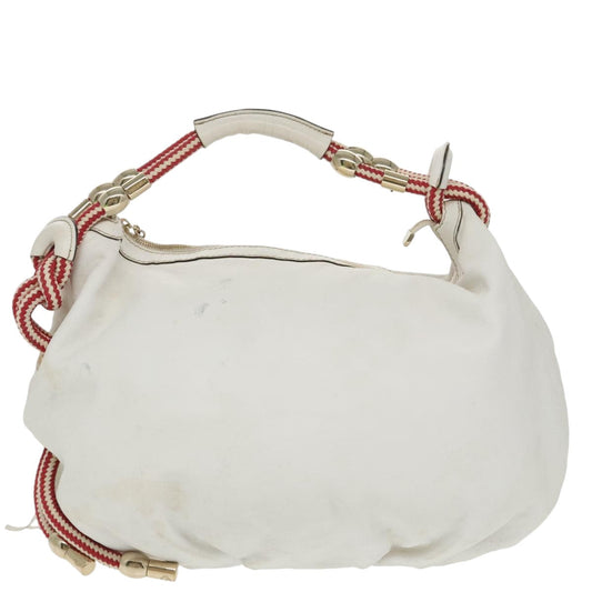 Gucci White Leather Tote Bag ()
