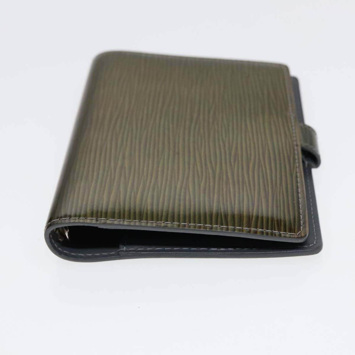 Louis Vuitton Agenda Cover Green Leather Wallet