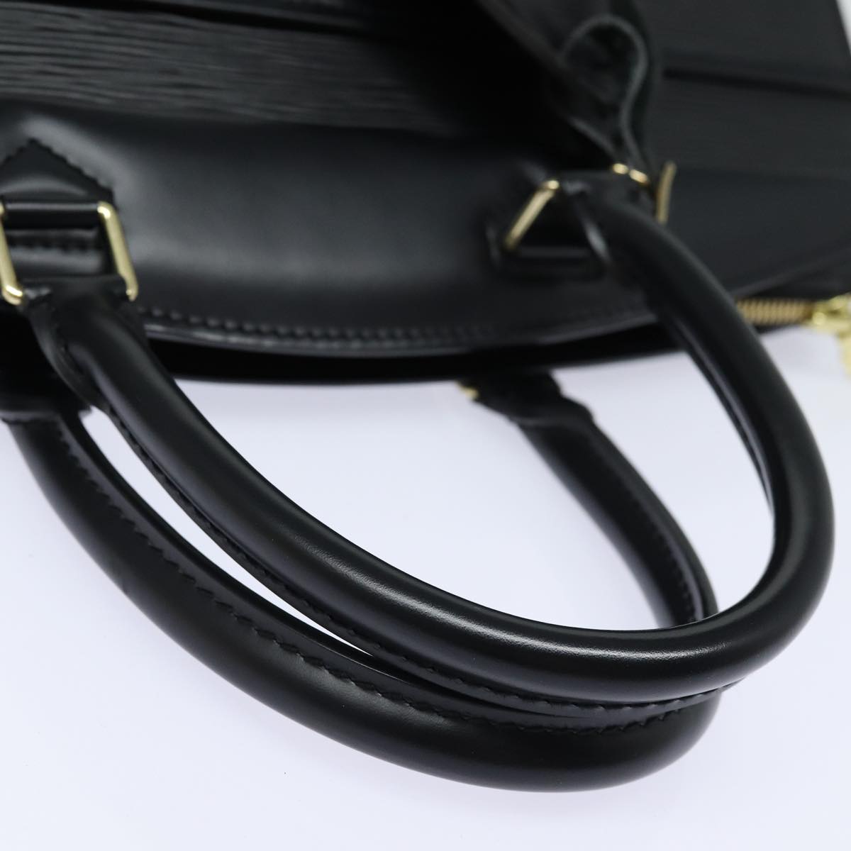Louis Vuitton Riviera Black Leather Handbag