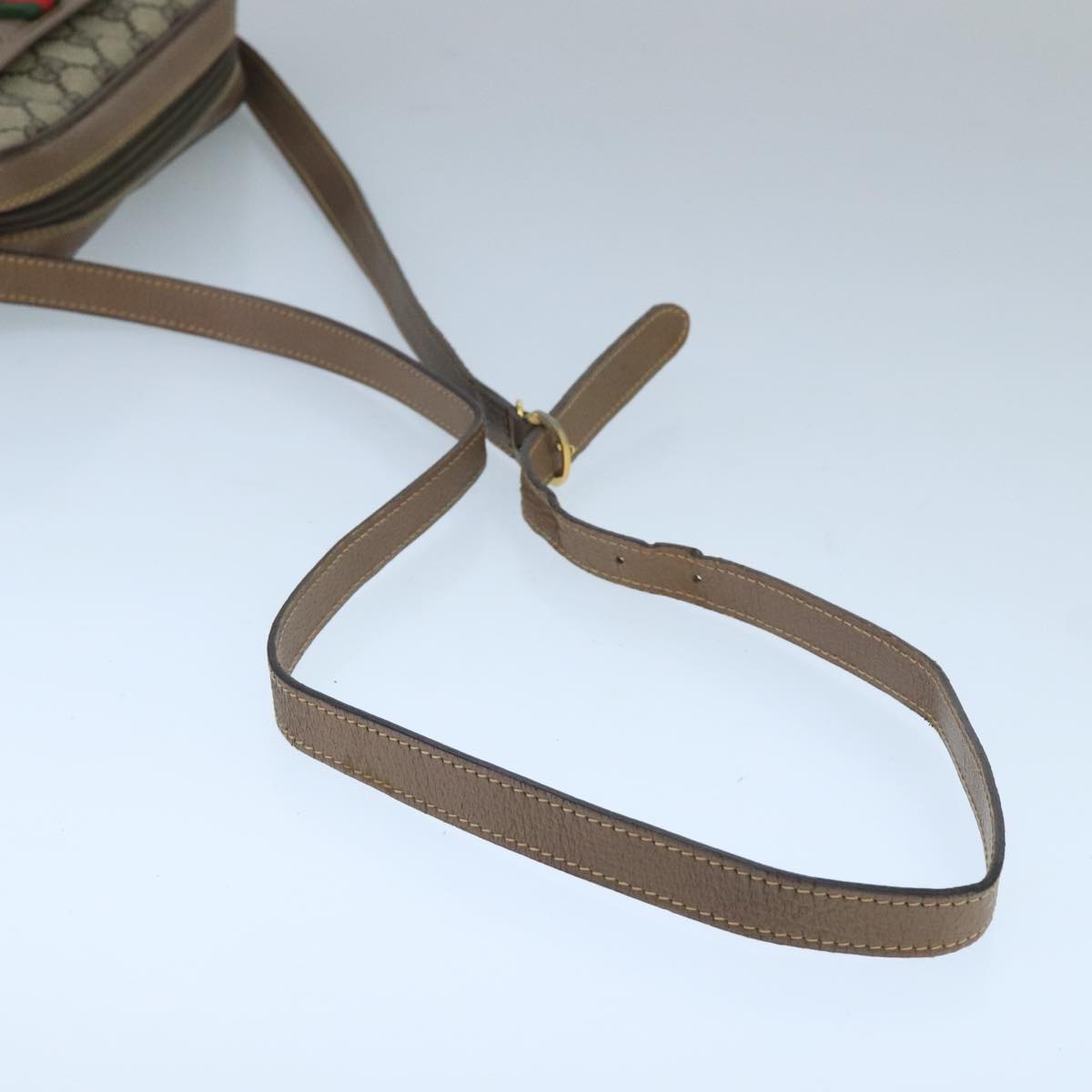 Gucci Gg Supreme Beige Canvas Shoulder Bag