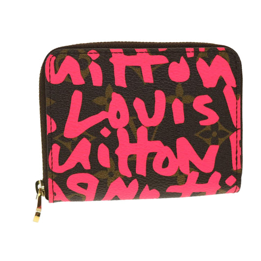 Louis Vuitton Zippy Coin Purse Brown Canvas Wallet