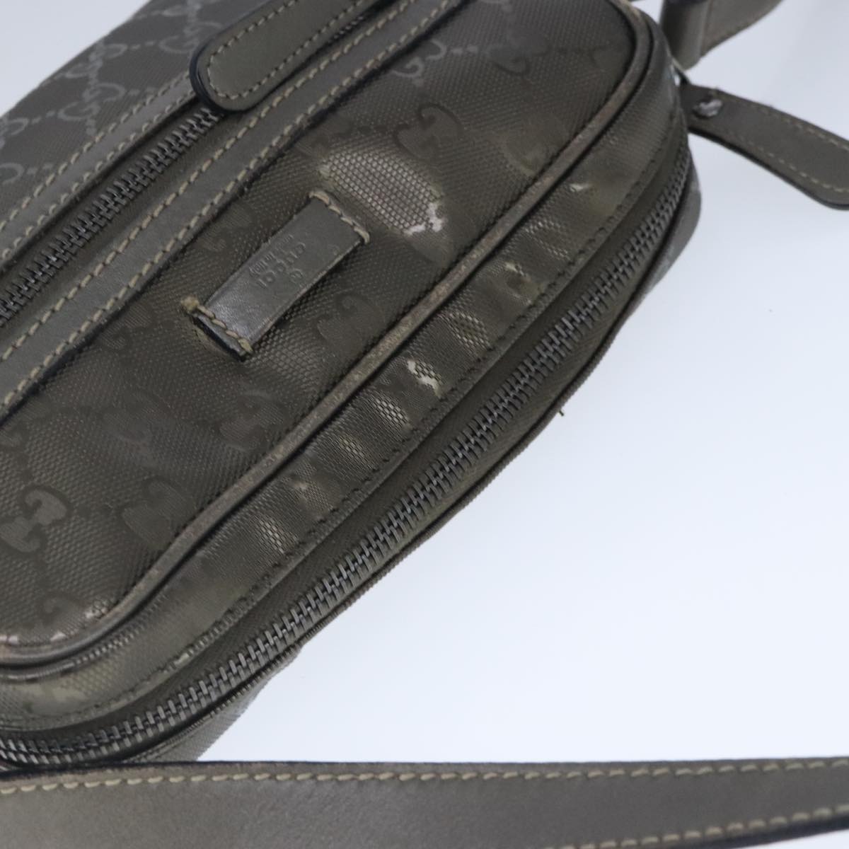Gucci Imprime Brown Canvas Shoulder Bag