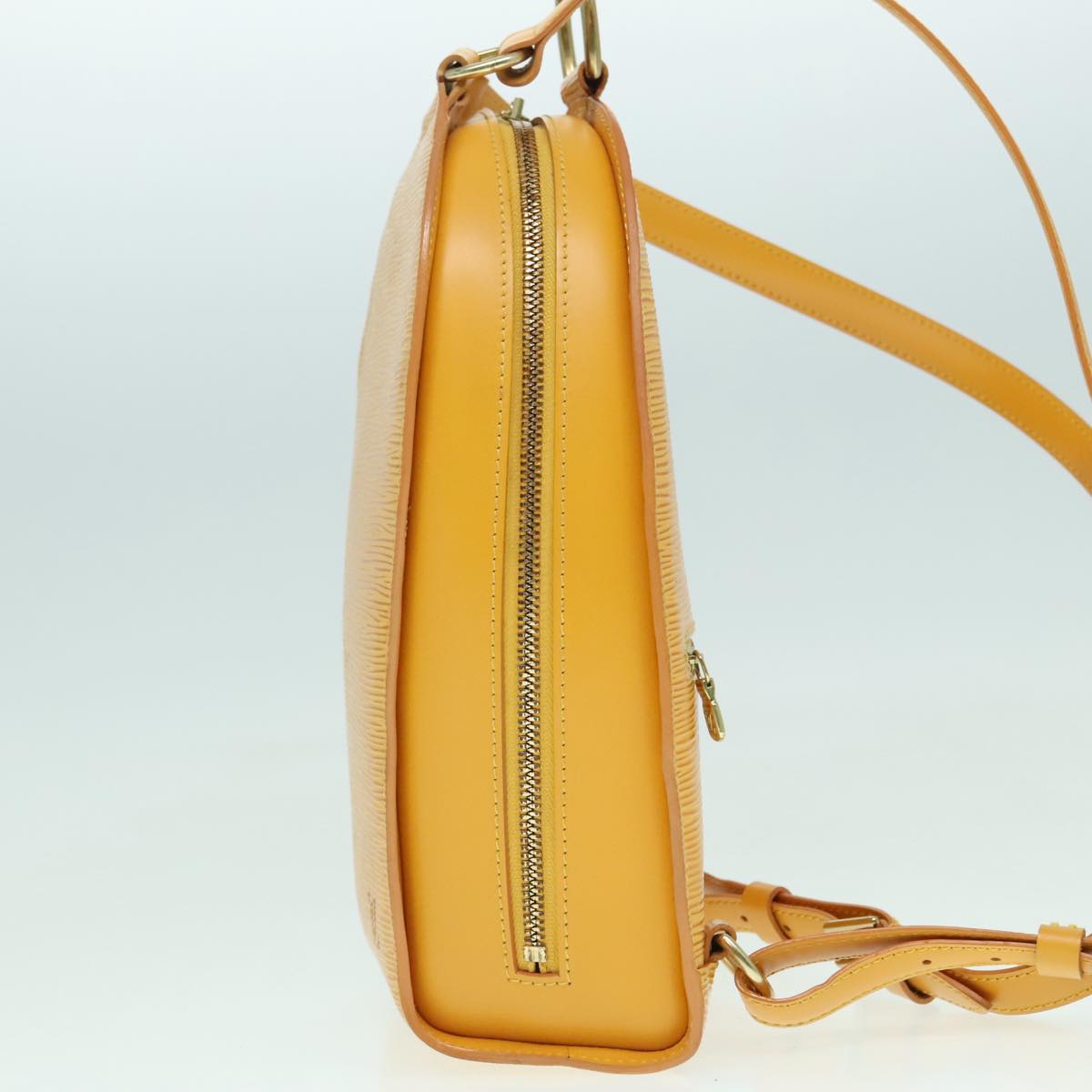Louis Vuitton Mabillon Yellow Leather Backpack Bag