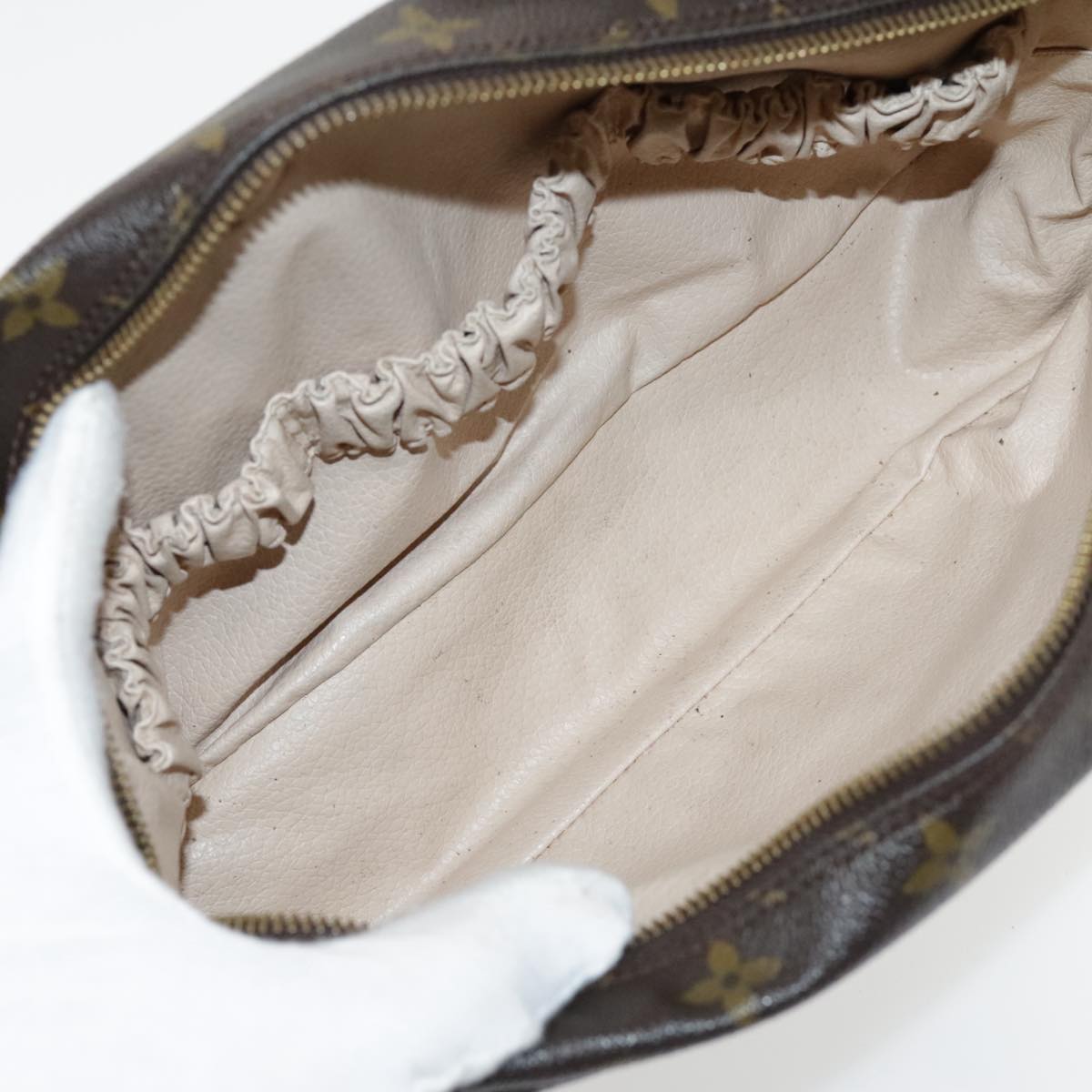Louis Vuitton Trousse De Toilette Brown Canvas Clutch Bag
