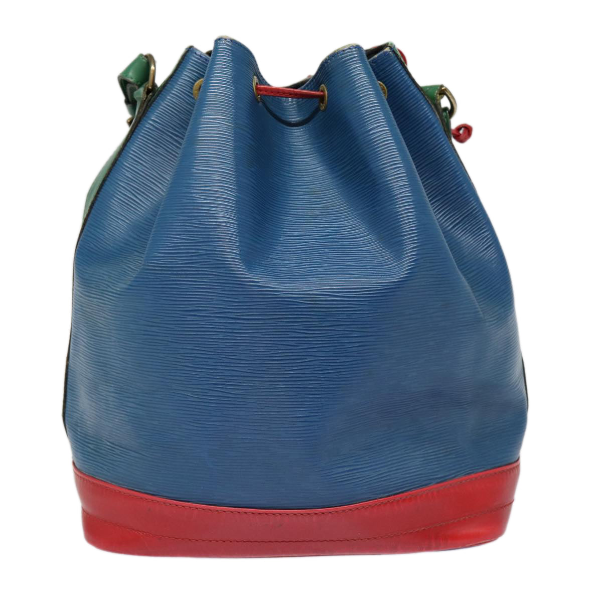 Louis Vuitton Noe Blue Leather Shoulder Bag