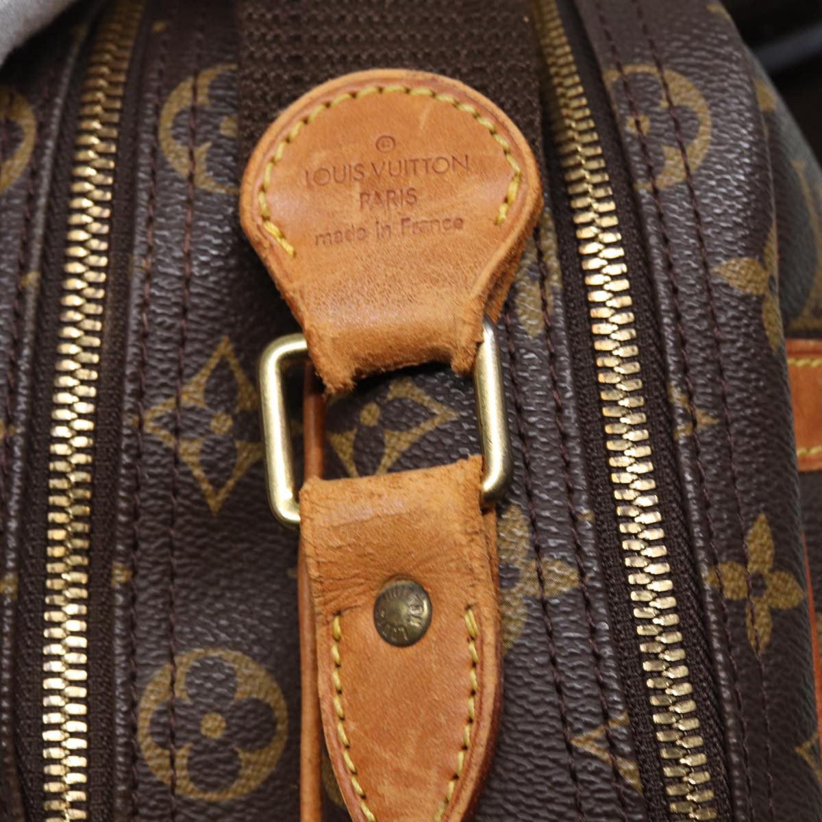 Louis Vuitton Reporter Brown Canvas Shoulder Bag