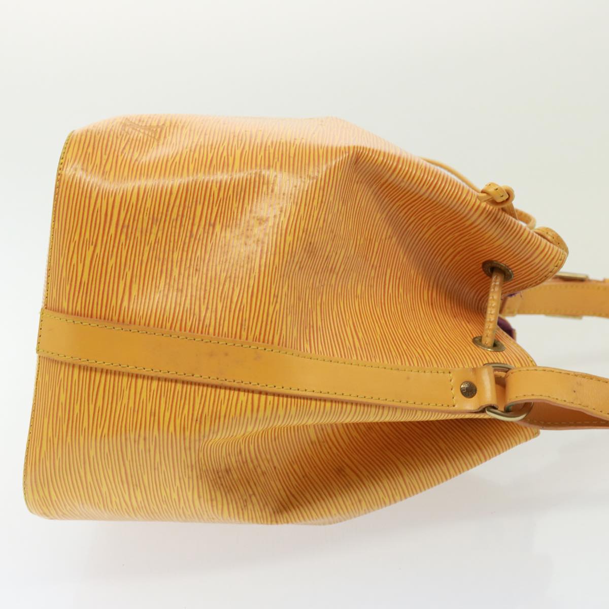 Louis Vuitton Petit Noé Yellow Leather Shoulder Bag