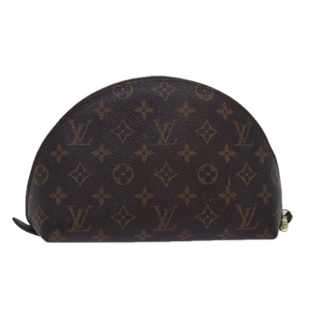 Louis Vuitton Demi Ronde Brown Canvas Clutch Bag