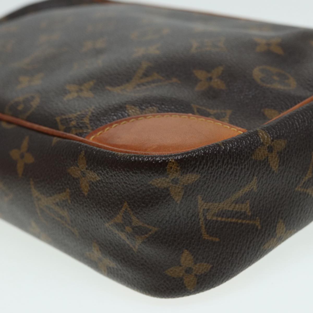 Louis Vuitton Compiegne 28 Brown Canvas Clutch Bag