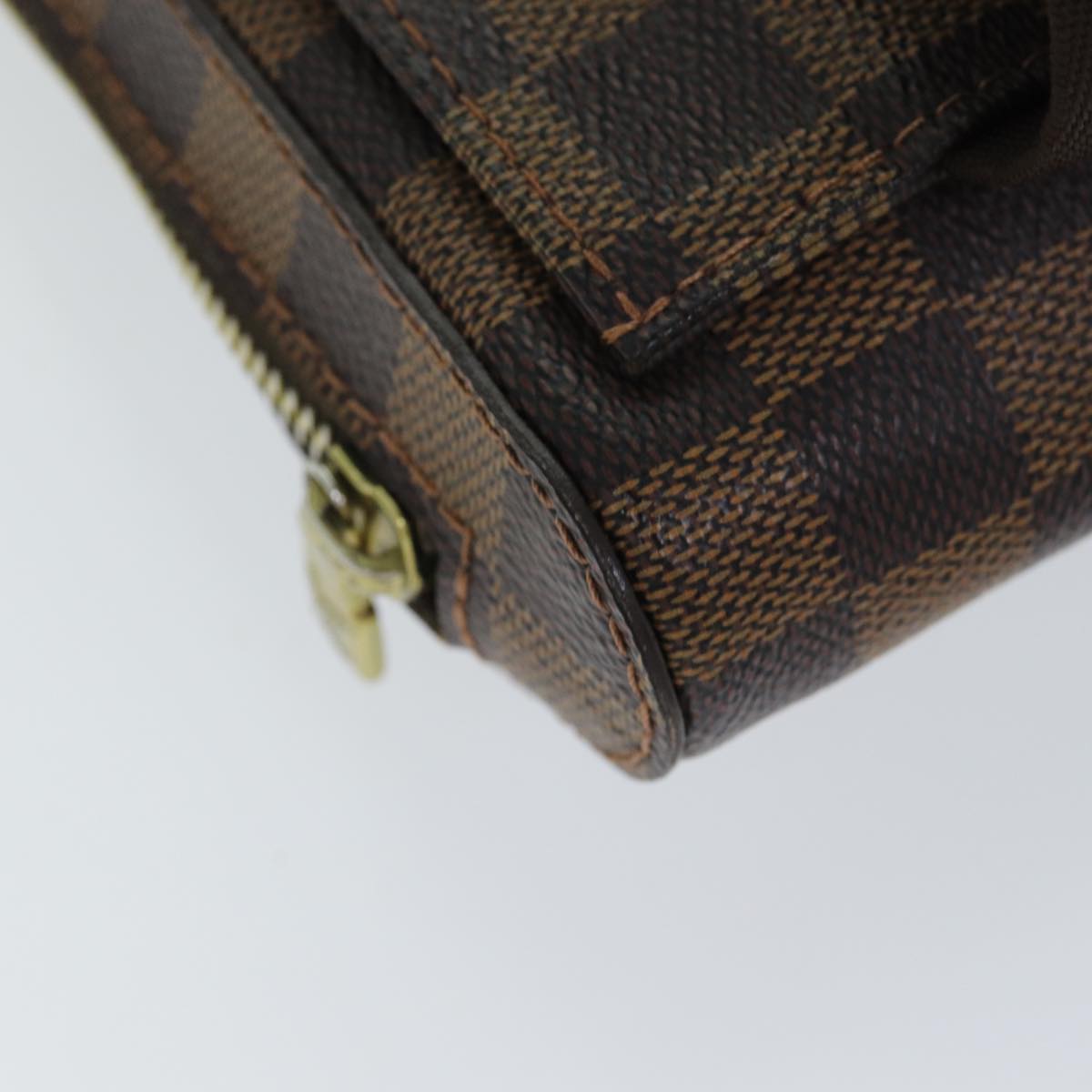 Louis Vuitton Geronimos Brown Canvas Shoulder Bag