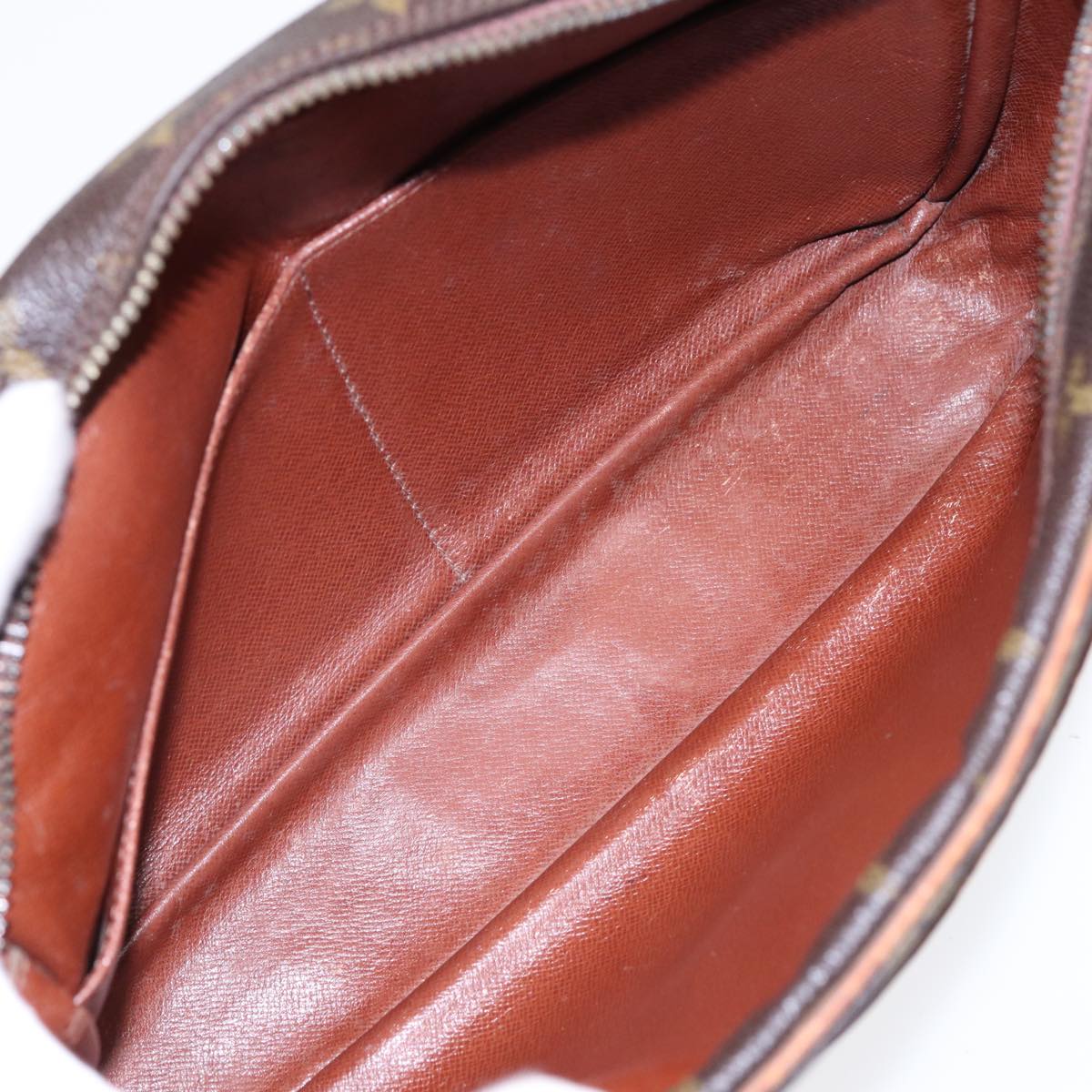 Louis Vuitton Compiegne 28 Brown Canvas Clutch Bag