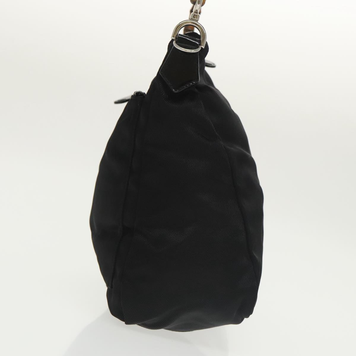 Gucci Bamboo Black Synthetic Handbag