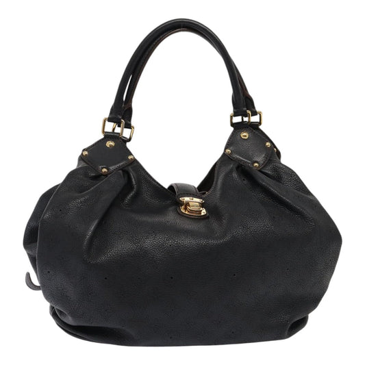 Louis Vuitton Xl Black Leather Handbag ()