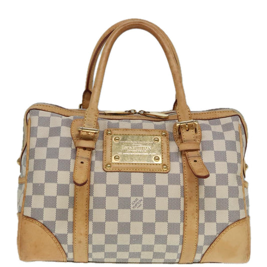 Louis Vuitton Berkley White Canvas Handbag