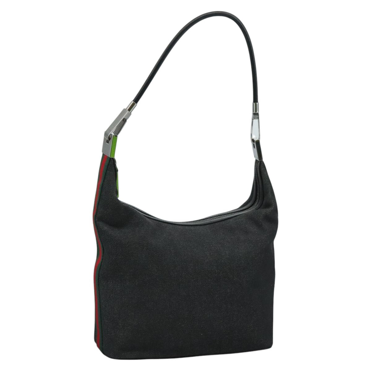Gucci Ophidia Black Canvas Shoulder Bag
