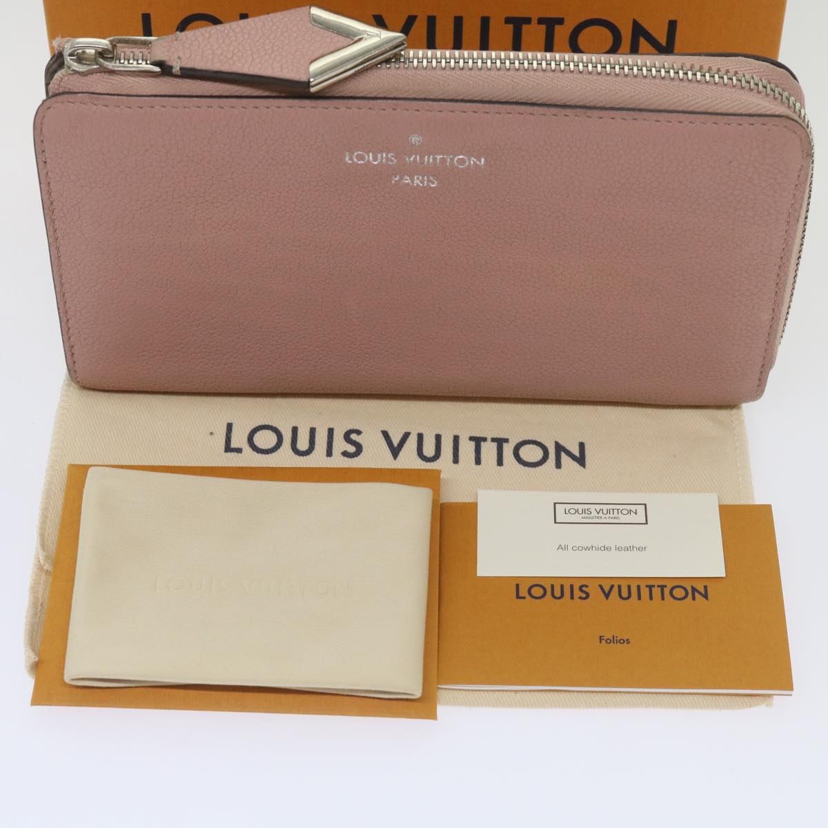 Louis Vuitton Comete Pink Leather Wallet