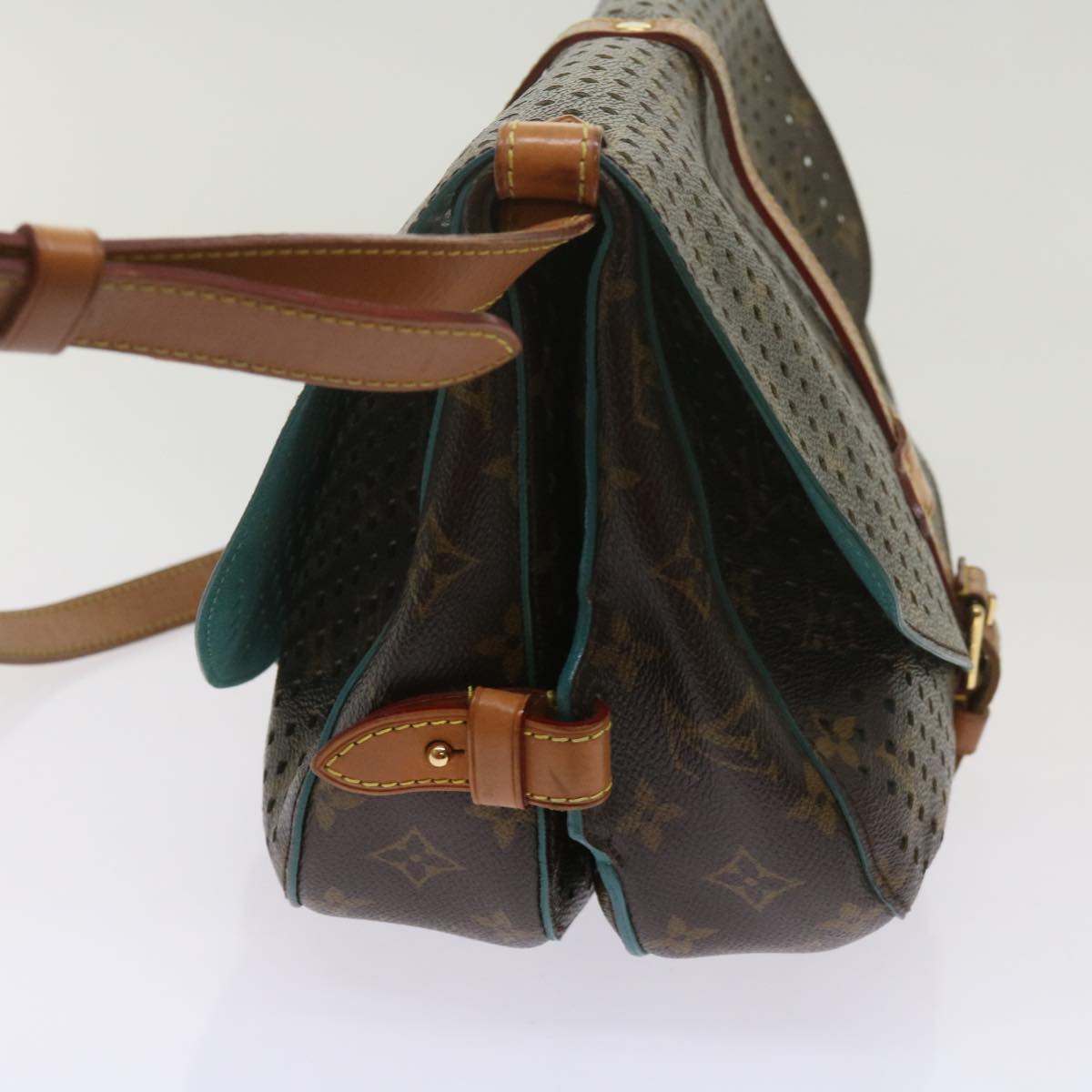 Louis Vuitton Brown Canvas Shoulder Bag