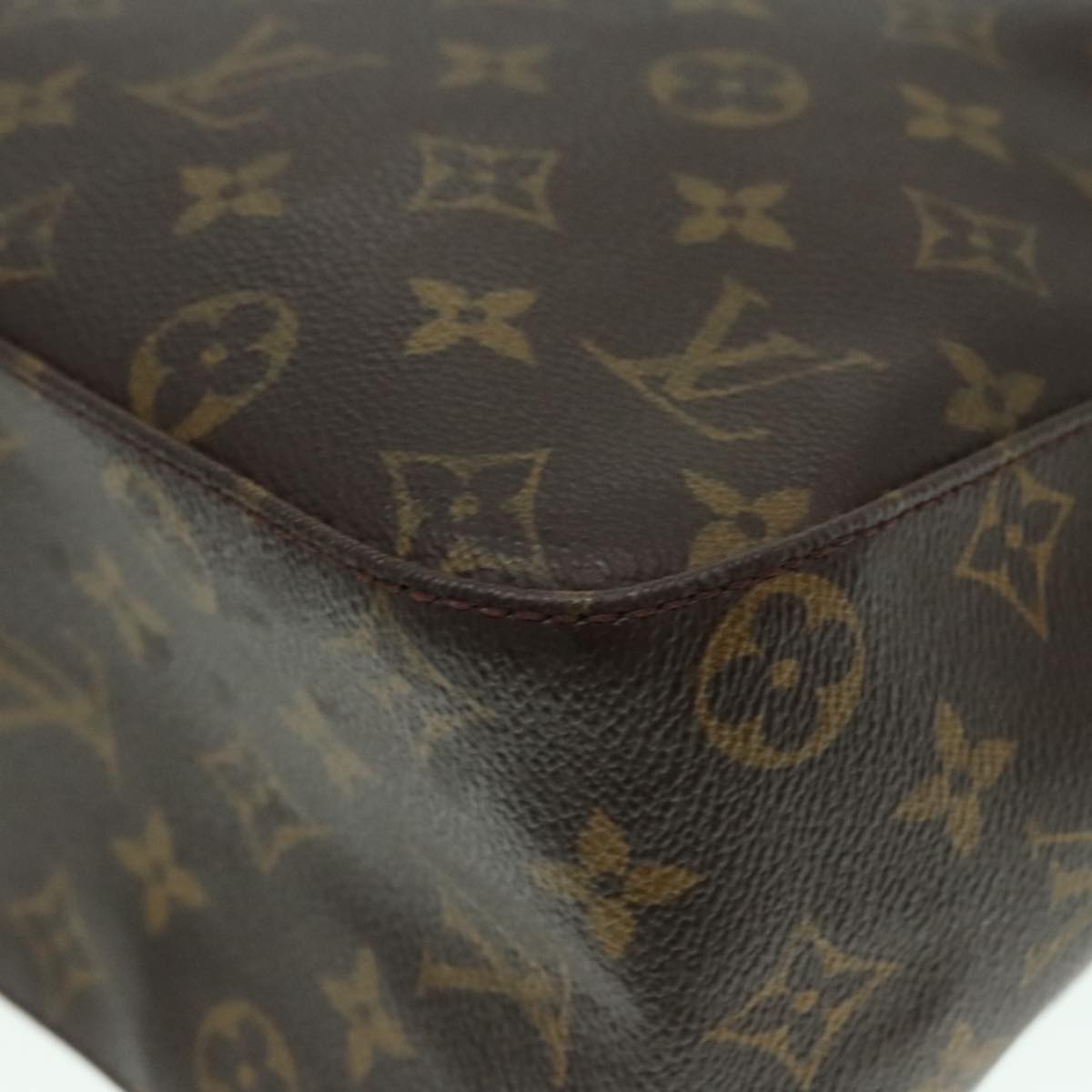 Louis Vuitton Looping Brown Canvas Shoulder Bag