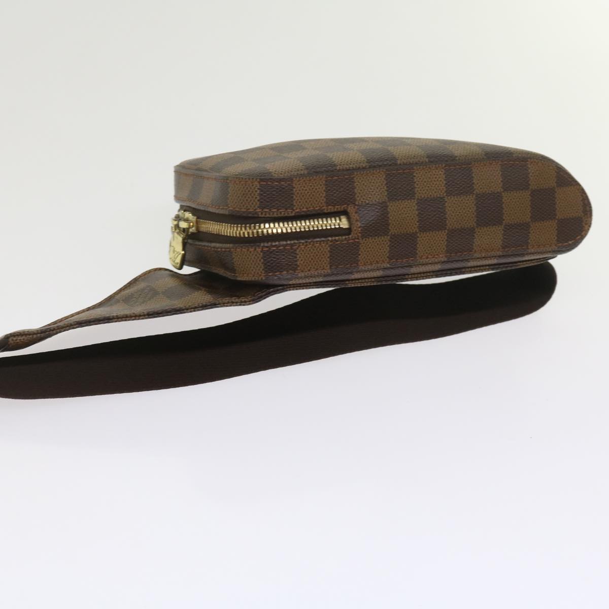 Louis Vuitton Geronimos Brown Canvas Shoulder Bag