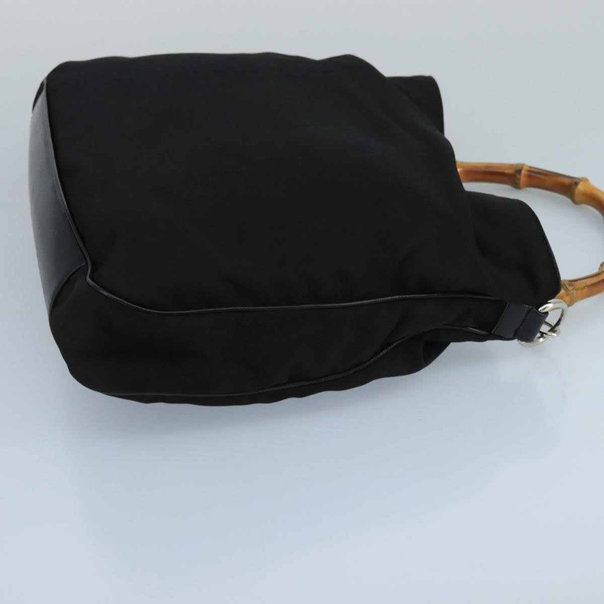 Gucci Bamboo Black Synthetic Handbag